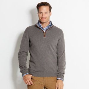 VINEYARD VINES Pima Cotton Alpaca 1/4 Zip Sweater